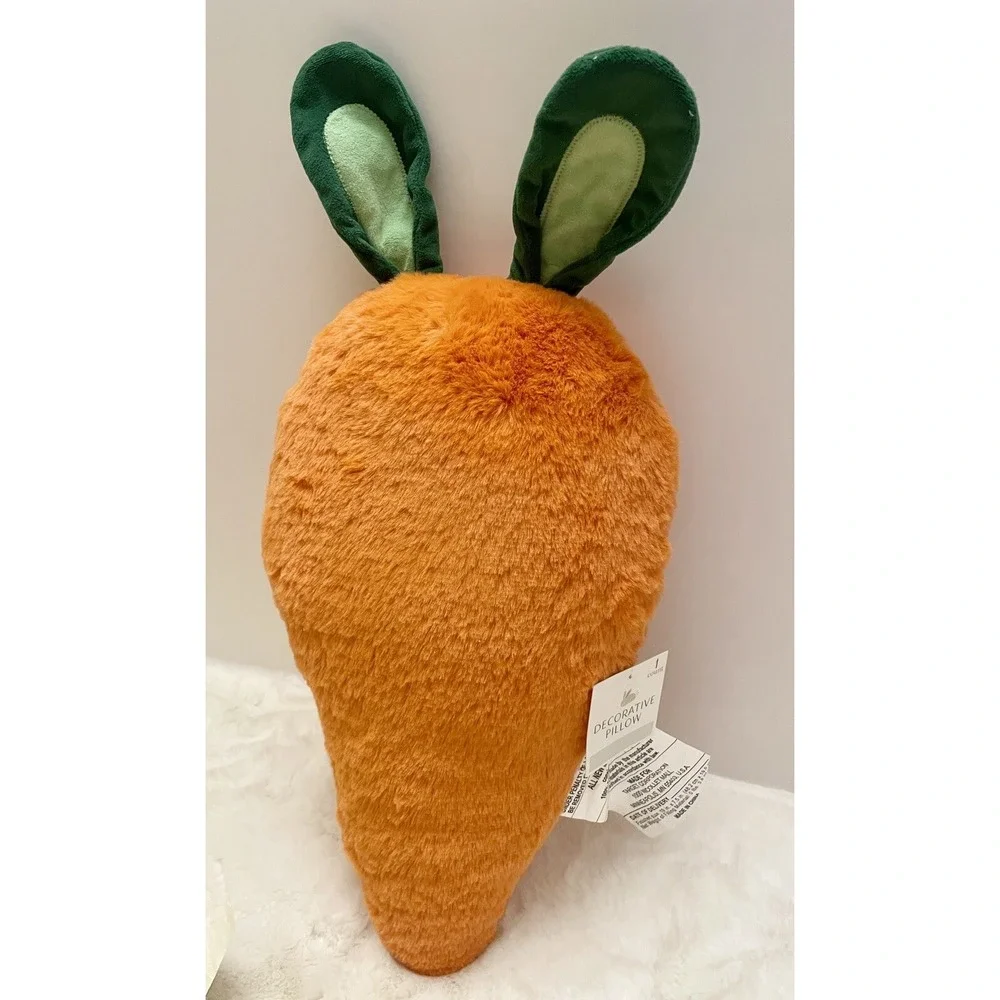 Set of 3 Target Bullseye Playground Plush Easter Bunny Chick Carrot Pillows NWT